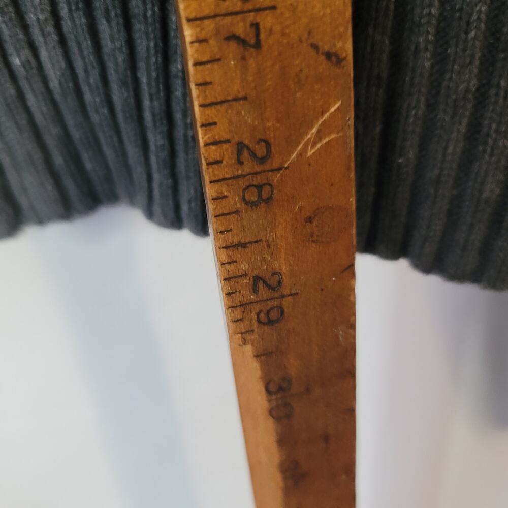 Fossil-Men's Sweater- long sleeve zip up jacket- Charcoal in color- size Large - Picture 5 of 7